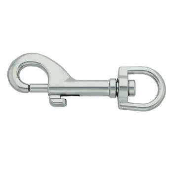 klasická stříbrná karabina na vodítko