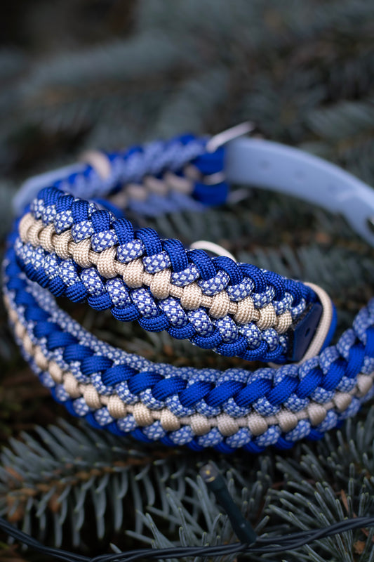 Paracordový obojek pro psa, obojek na míru, ručně pletený obojek pro malé, střední i velké psy, elegantní obojek, praktický obojek, barevný paracordový obojek, nastavitelný obojek