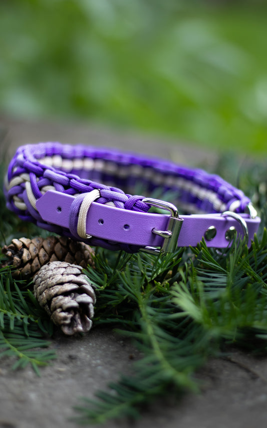 Nastavitelný paracordový obojek ve vzoru 'Wind 🌬️'