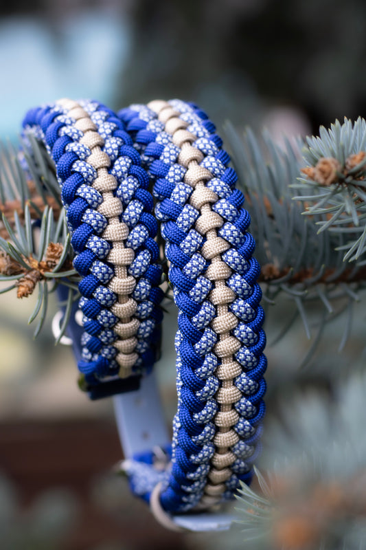 Paracordový obojek pro psa, obojek na míru, ručně pletený obojek pro malé, střední i velké psy, elegantní obojek, praktický obojek, barevný paracordový obojek, nastavitelný obojek