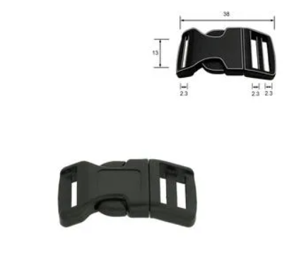 Paracordový obojek na míru ve vzoru 'Light' pro malé psy