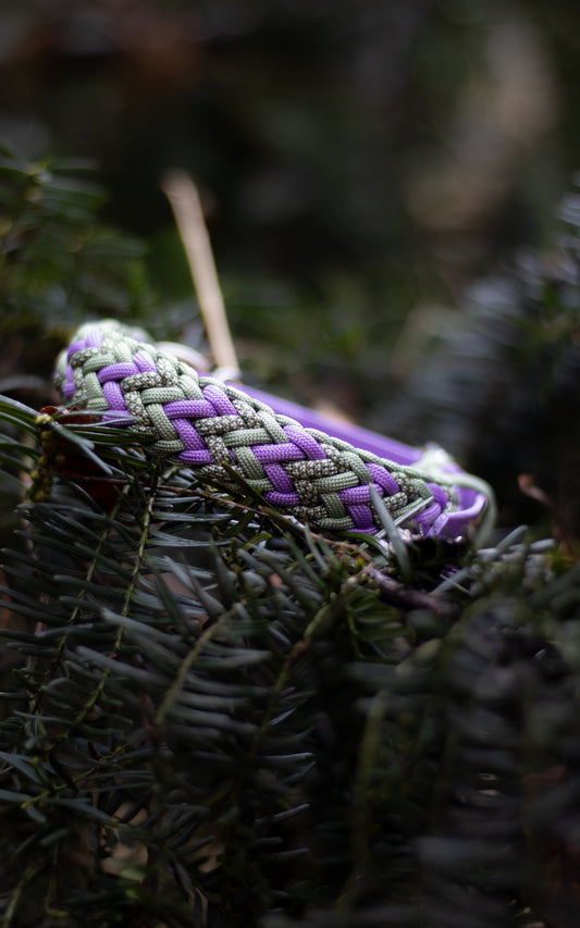 Paracordový obojek na míru ve vzoru 'Fairy dust'