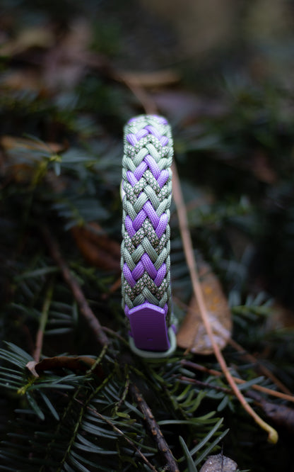 Nastavitelný paracordový obojek 'Fairy dust'