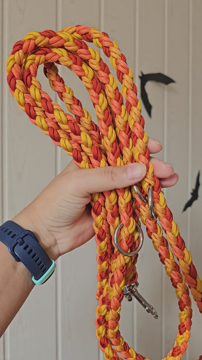 Přepínací paracordové vodítko ve vzoru 'Braids'