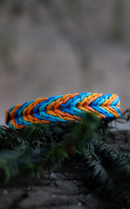 Paracordový obojek na míru ve vzoru 'Autumn🍁'