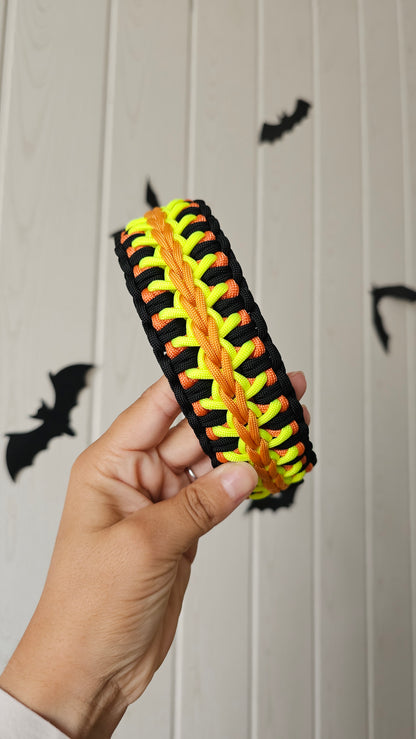 Paracordový obojek na míru ve vzoru 'Sky'