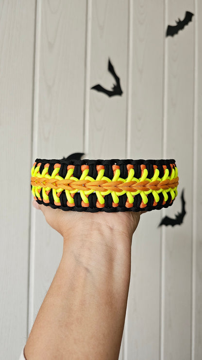 Paracordový obojek na míru ve vzoru 'Sky'