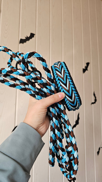 Paracordový obojek na míru ve vzoru 'Mountain breeze 🏔️'