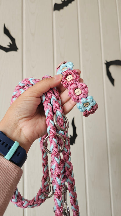 Přepínací paracordové vodítko ve vzoru 'Braids'