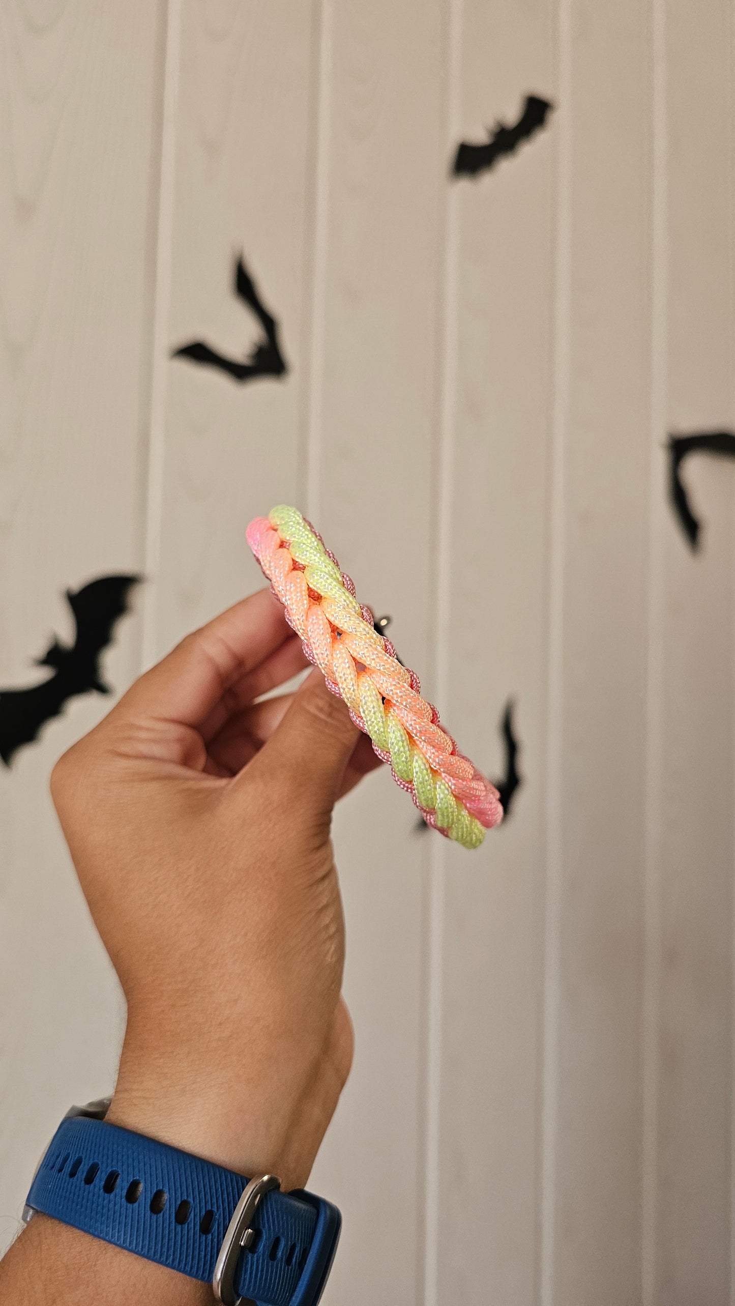 Paracordový obojek na míru ve vzoru 'Light' pro malé psy