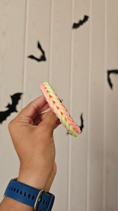 Paracordový obojek na míru ve vzoru 'Light' pro malé psy