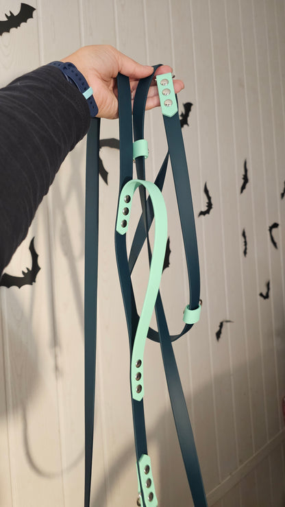 Přepínací BioThane® vodítko Easy slide s ručkou / "Traffic handle"