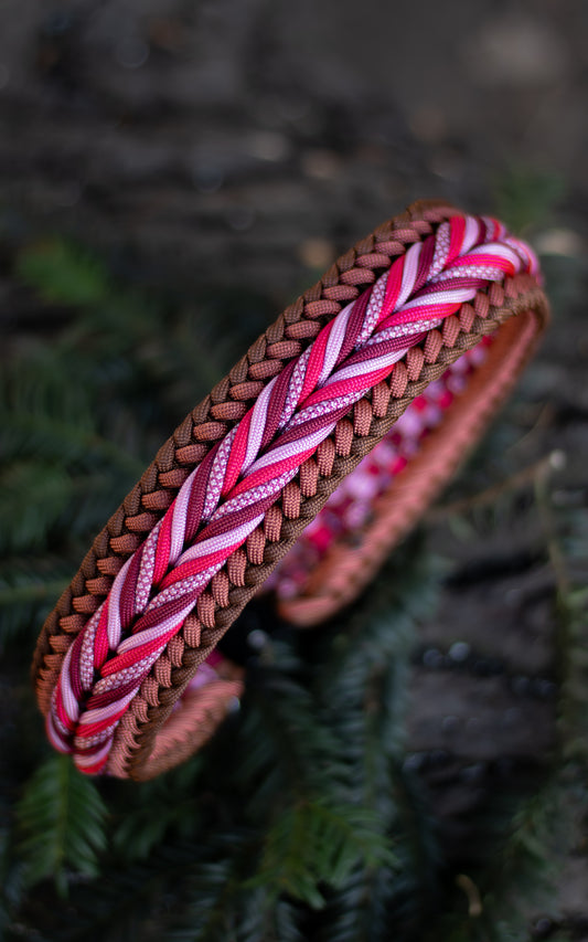 Paracordový obojek na míru ve vzoru 'Mountain breeze 🏔️'