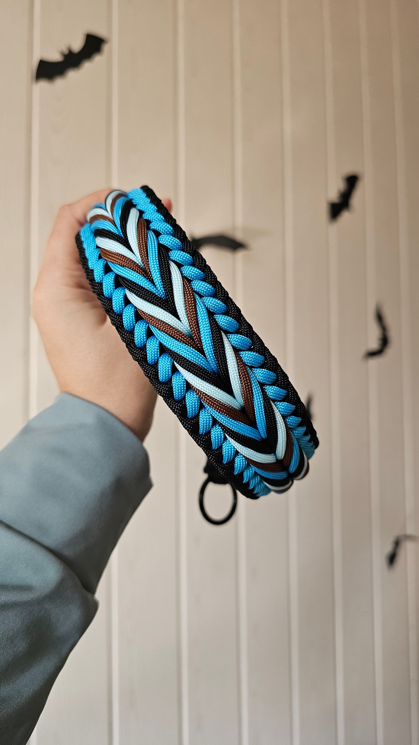 Paracordový obojek na míru ve vzoru 'Mountain breeze 🏔️'