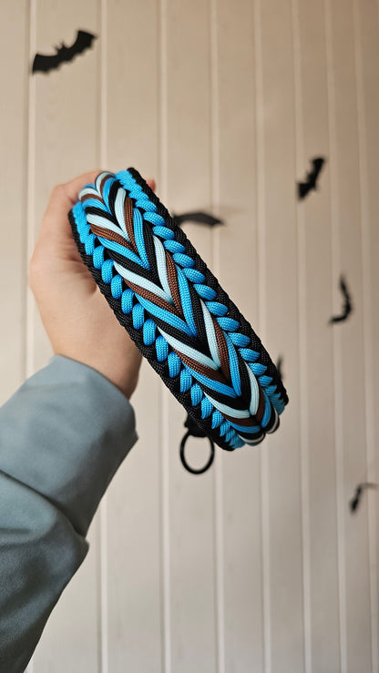 Paracordový obojek na míru ve vzoru 'Mountain breeze 🏔️'