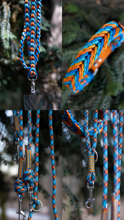 Paracordový crossbody popruh na telefon